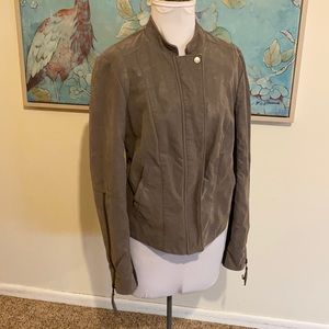 Free people faux leather jacket size 8